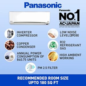 Panasonic 1.5 Ton 5 Star Wi-Fi Twin Cool Inverter Split AC Features.