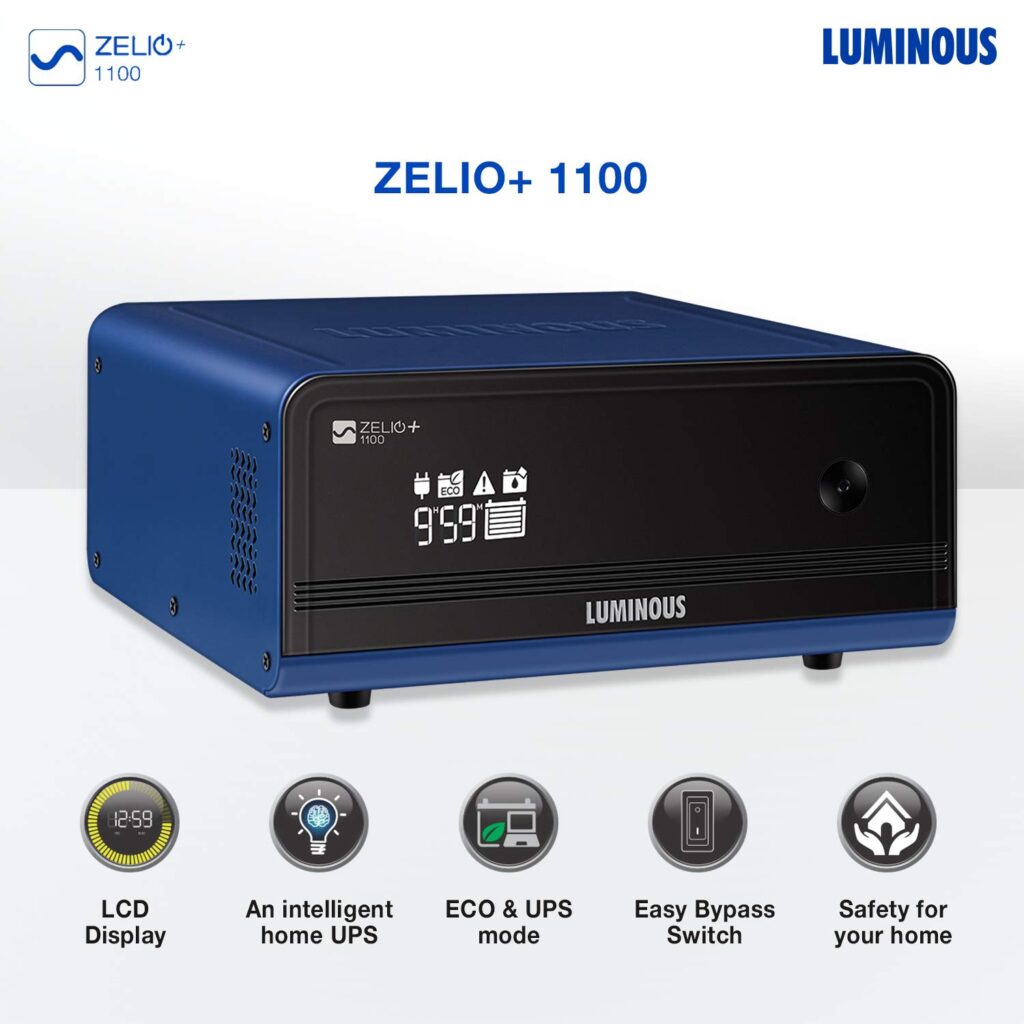 Luminous Zelio+ 1100 Home Pure Sinewave Inverter 