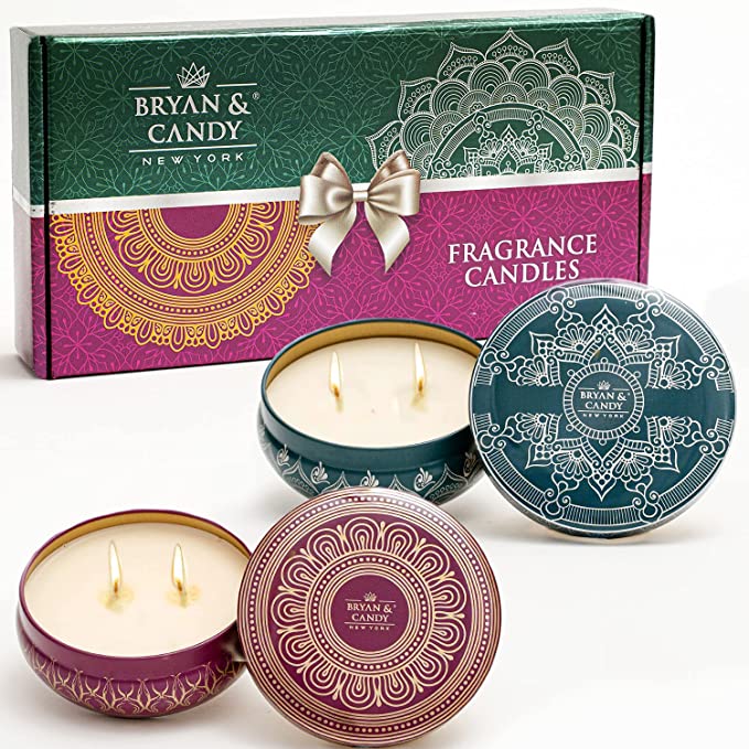 Scented Candles Gift Set for Men and Women