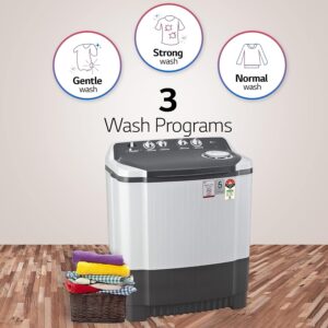 LG 7 Kg 5 Star Wind Jet Dry Semi-Automatic Top Loading Washing Machine